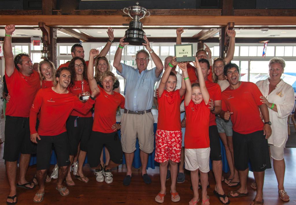 Dutchman Nico Poons and his Charisma team after winning the Rolex Farr 40 North American Championship at the Rolex Farr 40 North American Championship ©  Rolex/Daniel Forster http://www.regattanews.com